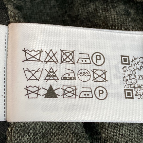 NWT. Zara ZW Collection Grey with Mélange Effect Flared Midi Skirt. Size M. - Picture 14 of 14